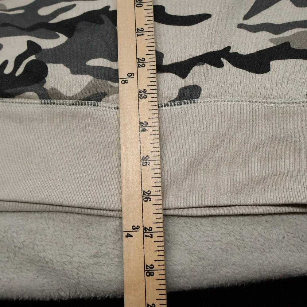 True Religion Sweatshirt Mens Medium White Camo‎ Graphic Crewneck Pullover READ